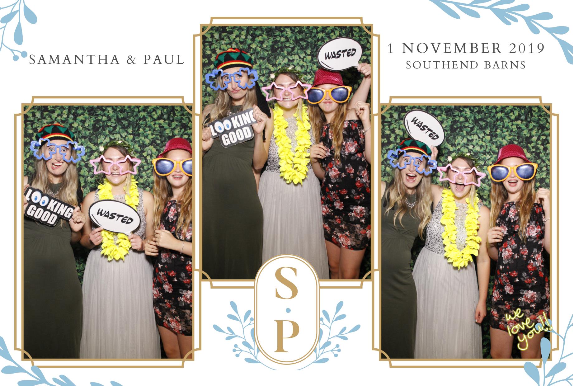 Paul and Samantha's Wedding | View more photos from the event at gallery.myphotoboothexperience.co.uk/u/MyPhotoBoothExperienceLtd/Paul-and-Samanthas-Wedding